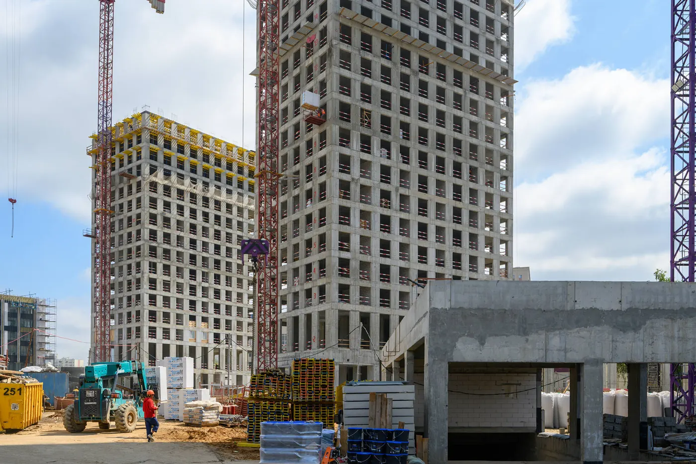 Ход строительства ЖК Левел Войковская (Level Войковская), июль 2026 — кадр 3 из 5