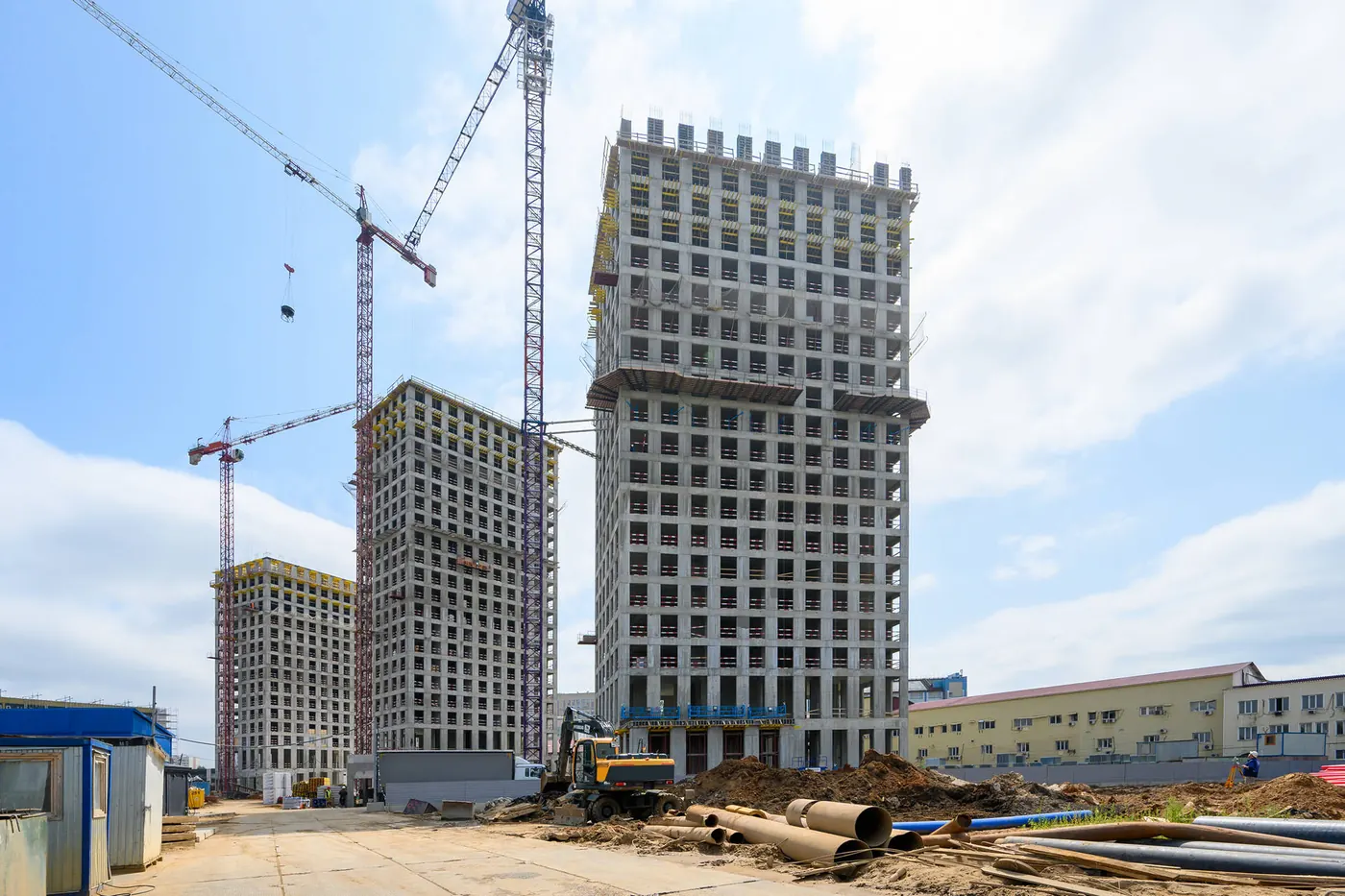 Ход строительства ЖК Левел Войковская (Level Войковская), июль 2026 — кадр 4 из 5
