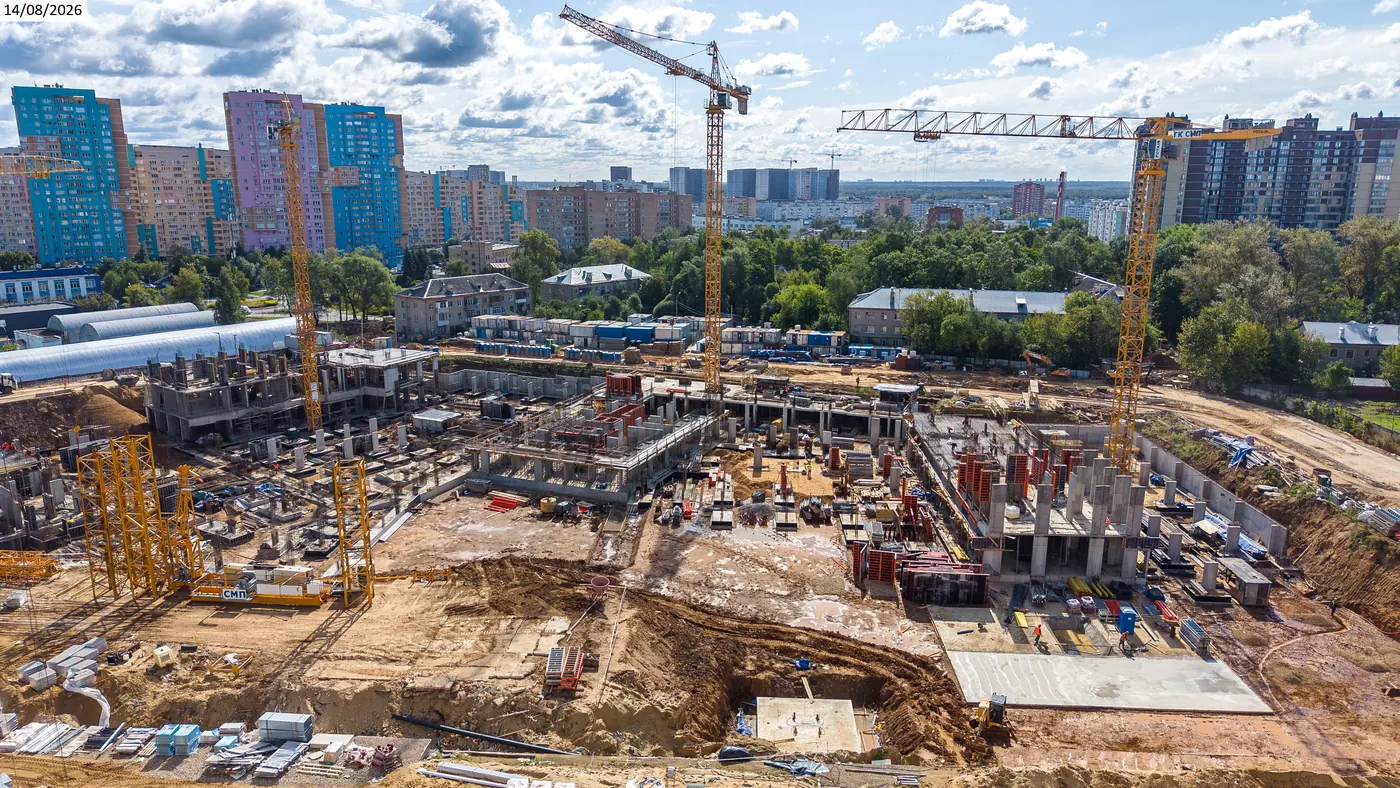 Ход строительства ЖК Страна. Парковая, август 2026 — кадр 8 из 9