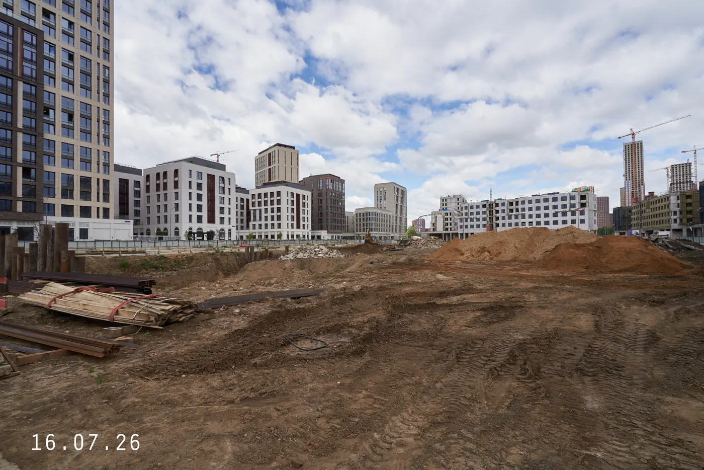 Ход строительства ЖК Шагал (Shagal), июль 2026 — кадр 3 из 9