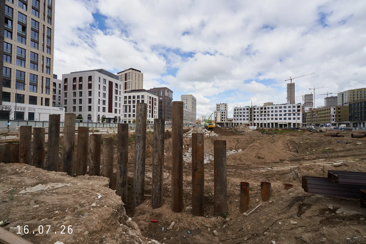 Ход строительства ЖК Шагал (Shagal), июль 2026 — кадр 6 из 9