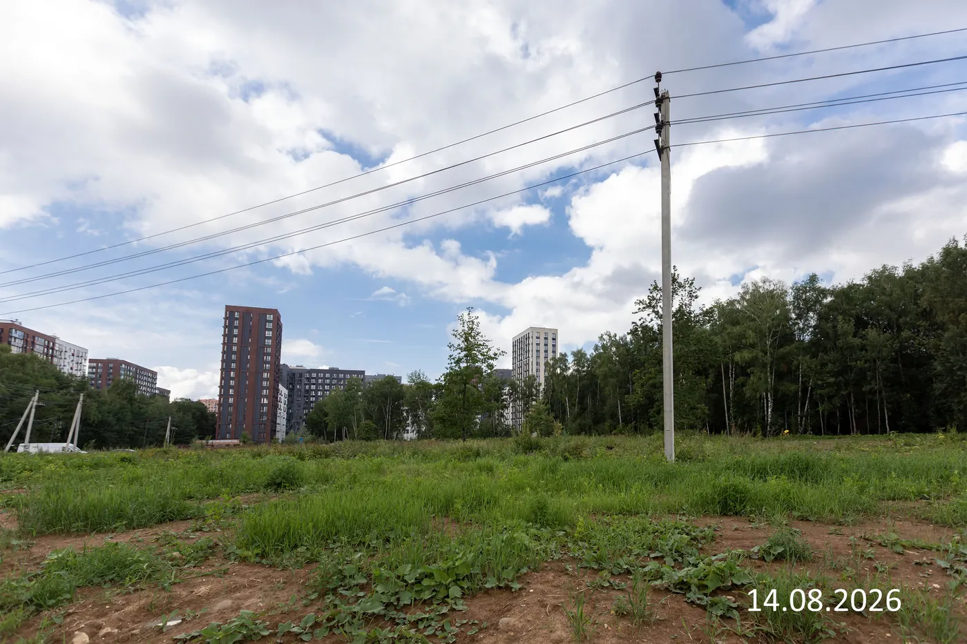Ход строительства ЖК Скандинавия, август 2026 — кадр 2 из 9