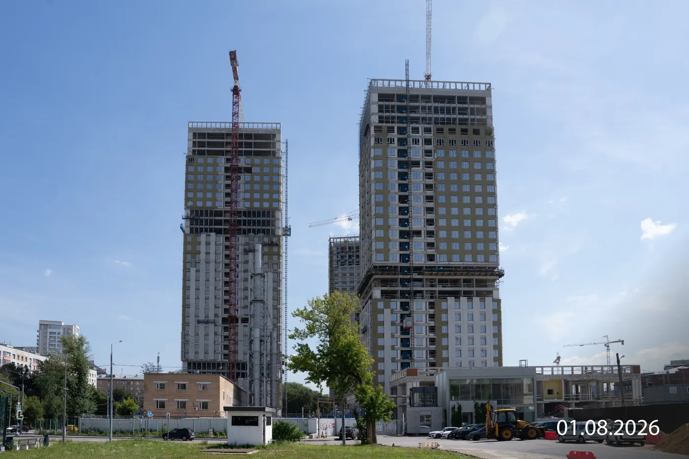 Ход строительства ЖК Сокольники (Sokolniki), август 2026 — кадр 5 из 7