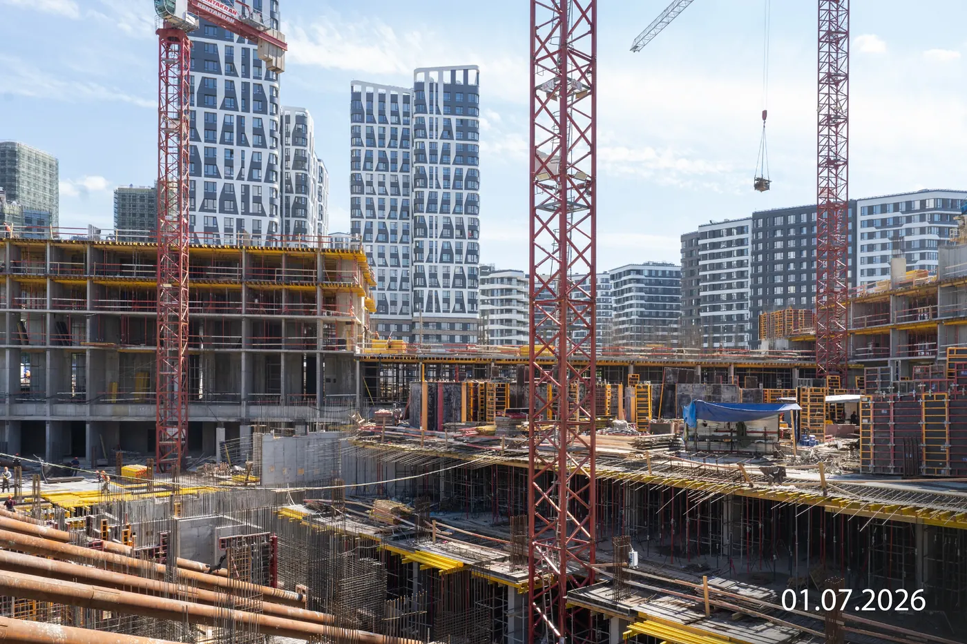 Ход строительства ЖК Стоун Райз (STONE Rise), август 2026 — кадр 3 из 7