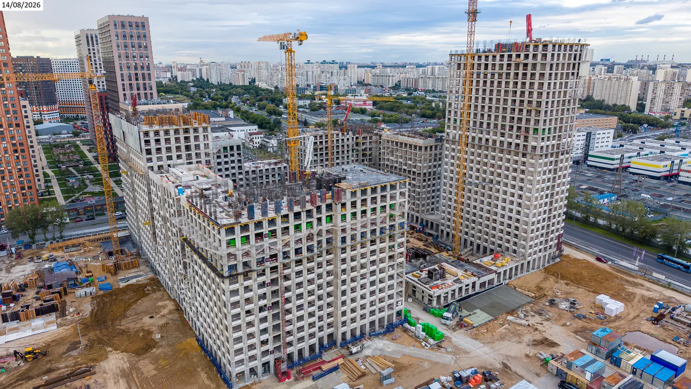Ход строительства ЖК Страна.Заречная, август 2026 — кадр 5 из 9
